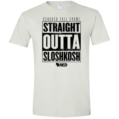 Oshkosh: Fall Pub Crawl - Red - Wisconsin Oshkosh T-Shirt Outta Straight