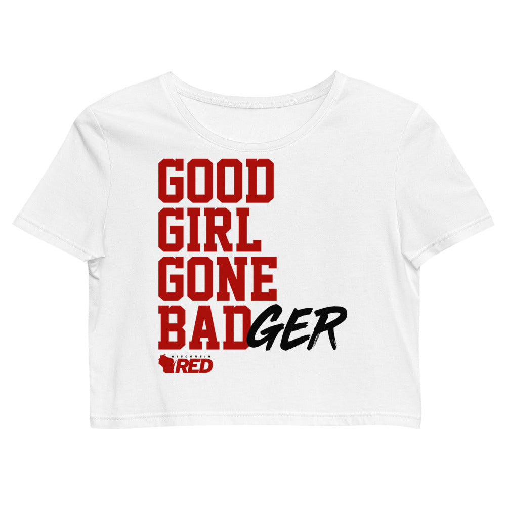 wisconsin badgers crop top